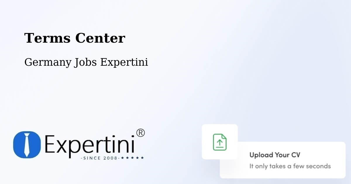 Terms of Service – Moringen - Germany Jobs Expertini